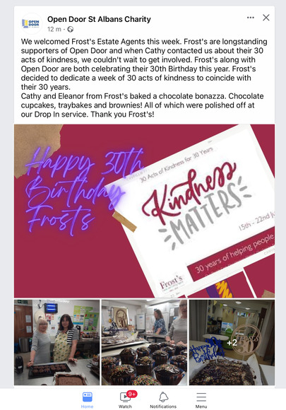 Acts of kindness open door fb post cropped