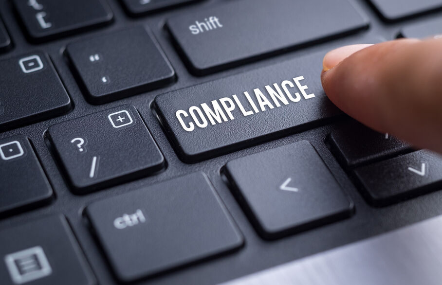 Compliance keyboard button