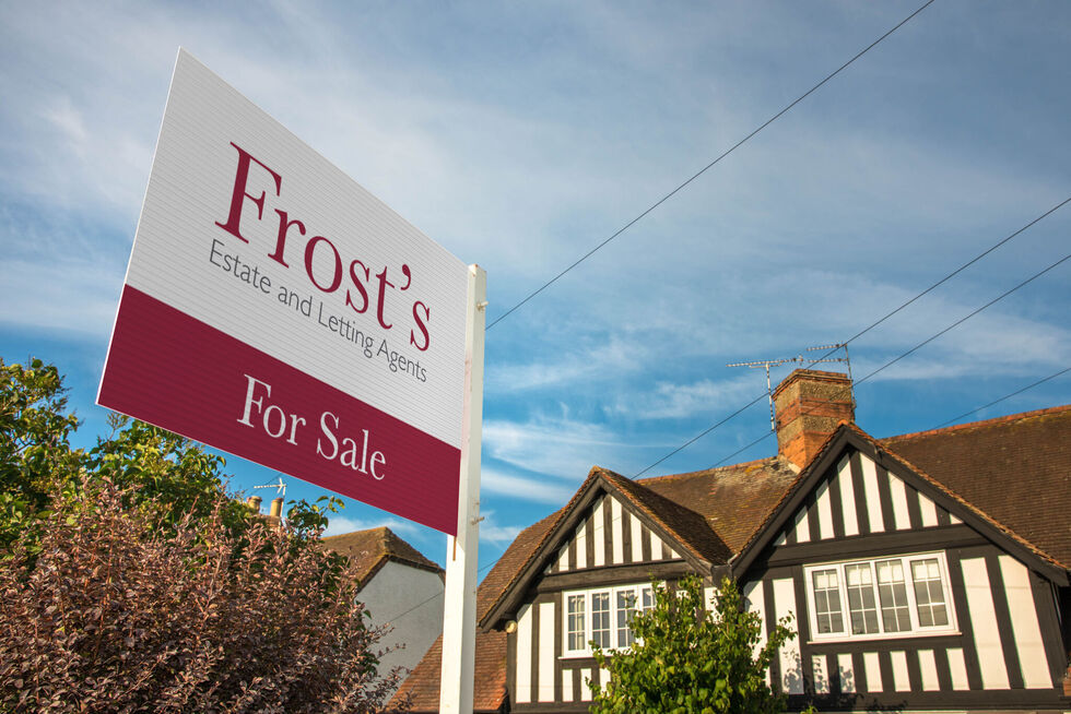 Frost's for sale board
